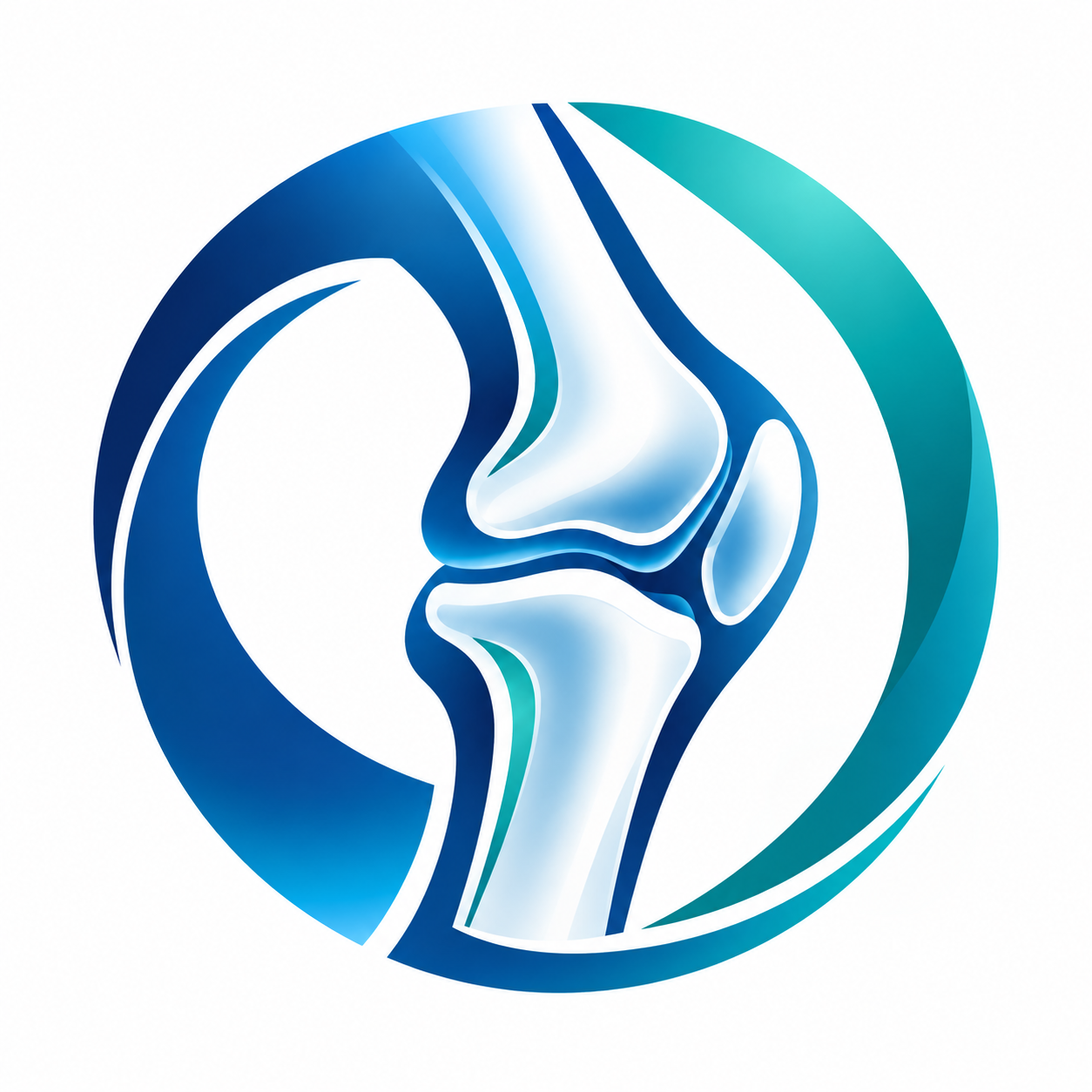 OrthoShahid knee joint logo